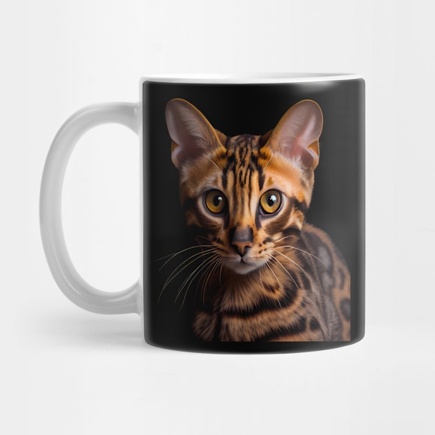 Bengal Cat - A Sweet Gift Idea For All Cat Lovers And Cat Moms by PD-Store